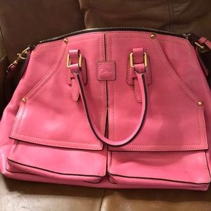 Authentic Dooney and Bourke Pink satchel